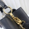 Louis Vuitton M21798 Capucines BB Black Leather Bag