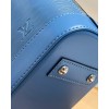 Louis Vuitton Alma BB Ebene Canvas Handbags Blue