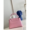 Louis Vuitton Pink Crocodile Capucines PM