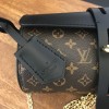 Louis Vuitton GLASSES CASE black/beige