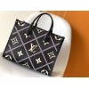 LV OnTheGo MM Monogram Empreinte Leather Black M45595