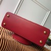Louis Vuitton Quilting Capucines PM Red 31cm