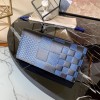 Louis Vuitton Long Wallet Damier Graphite 3D Blue