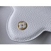 Louis Vuitton Capucines PM White Bag