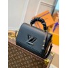 Louis Vuitton Twist MM Black Leathers M58688