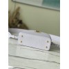 Louis Vuitton Capucines Mini White Bag