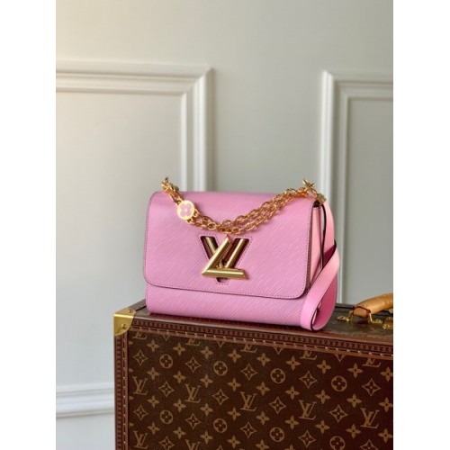 Louis Vuitton Twist MM Pink Handbag