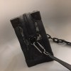 Louis VUITTON Soft Trunk Strap Black Mesh and Leather