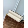 Louis Vuitton Twist MM White Handbag