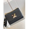 Louis Vuitton Twist LV Black Epi Leather Bag