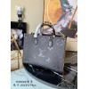 Louis Vuitton OnTheGo MM Monogram Black Leather M58521
