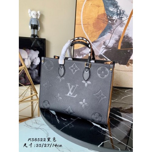 Louis Vuitton OnTheGo MM Monogram Black Leather M58521