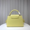 Louis Vuitton M21798 Capucines MM Yellow Leather Bag