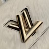 Louis Vuitton Twist MM White Handbag