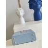 Louis Vuitton Capucines Mini Taurillon Blue Bag