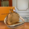 Louis Vuitton Alma BB Ebene Canvas Handbags Orange