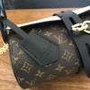 Louis Vuitton GLASSES CASE black/beige