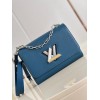 Louis Vuitton Twist LV Blue Epi Leather Bag