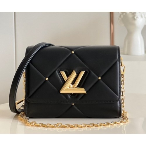 Louis Vuitton Twist MM Epi Black Leather