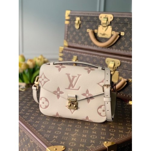 Louis Vuitton Pochette Métis Bicolor Leather M45596