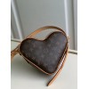 LV Heart Monogram Crossbody Logo Shoulder Bags