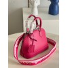 Louis Vuitton Alma BB Damier Ebene Canvas Pink Handbags