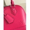 Louis Vuitton Alma BB Damier Ebene Canvas Pink Handbags