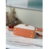 Louis Vuitton Capucines mini ecru canvas brown bag