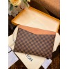 Louis Vuitton Pouch Wallet Gray/ Beige / Red