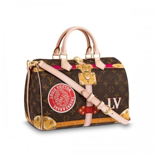 Louis Vuitton SPEEDY 30 Monogram Coated Canvas M41386