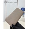 Louis Vuitton Vertical long gray wallet