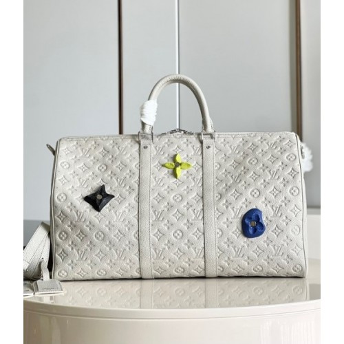 Louis Vuitton Keepall 50 White M20901