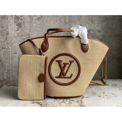 Louis Vuitton Straw Brown Bags M59963