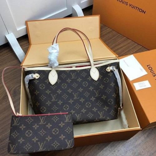 Louis Vuitton Neverfull PM-Red Interior