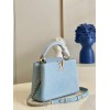 Louis Vuitton Capucines BB Taurillon Blue Bag