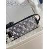 Louis Vuitton Side Trunk Gray Denim Bag