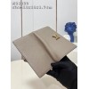 Louis Vuitton Vertical long gray wallet