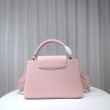 Louis Vuitton M21798 Capucines MM Pink Leather Bag