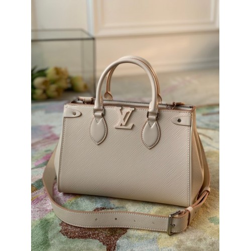 Louis Vuitton Grenelle tote white epi pm bag