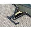 Louis Vuitton Capucines Mini ecru canvas black bag