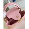 Louis Vuitton Capucines MM Taurillon Pink Leather Bag