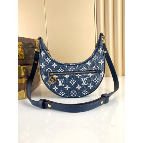 Louis Vuitton Loop Monogram Circle in Denim Bag