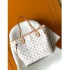 Louis Vuitton Neverfull buci box white MM bag