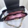 Louis Vuitton M21798 Capucines MM Black Leather Bag