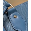 Louis Vuitton Alma BB Ebene Canvas Handbags Blue