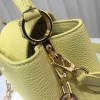 Louis Vuitton M21798 Capucines MM Yellow Leather Bag