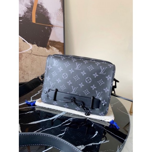 LV Steamer Messenger Monogram Eclipse M45585