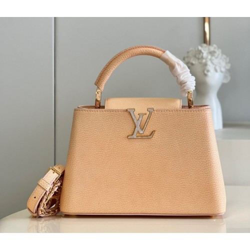 Louis Vuitton Capucines BB Taurillon Orange Bag