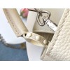 Louis Vuitton Capucines White BB 21cm M53960