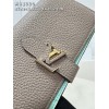 Louis Vuitton Vertical long gray wallet
